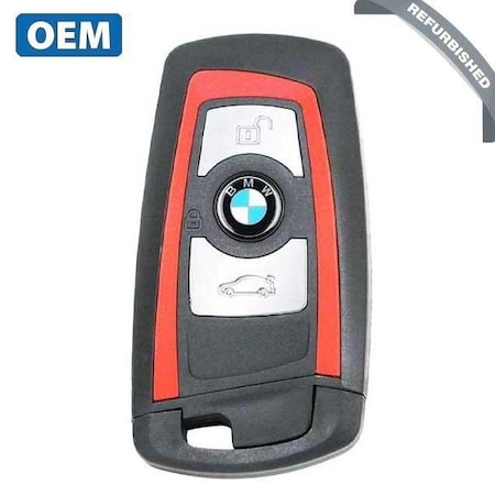 Bmw OEMREF2009 - 2014 F -Series Smart Key / 3-Button 434 MHZ / YGOHUF5767 - Red RSK-ULK370-RED